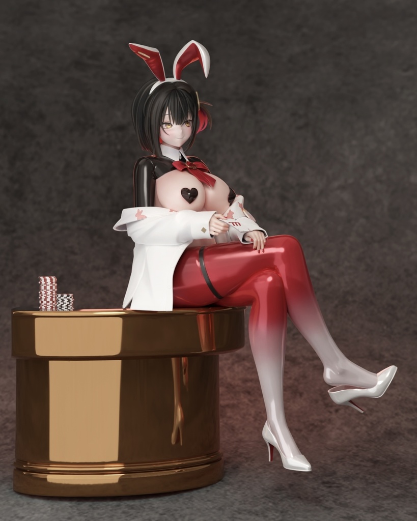 一次受注~11/16【NIKKE】ルージュ:アンラッキーラビット 1/7スケール ガレージキット フィギュア