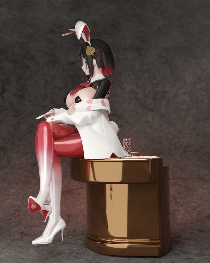 一次受注~11/16【NIKKE】ルージュ:アンラッキーラビット 1/7スケール ガレージキット フィギュア