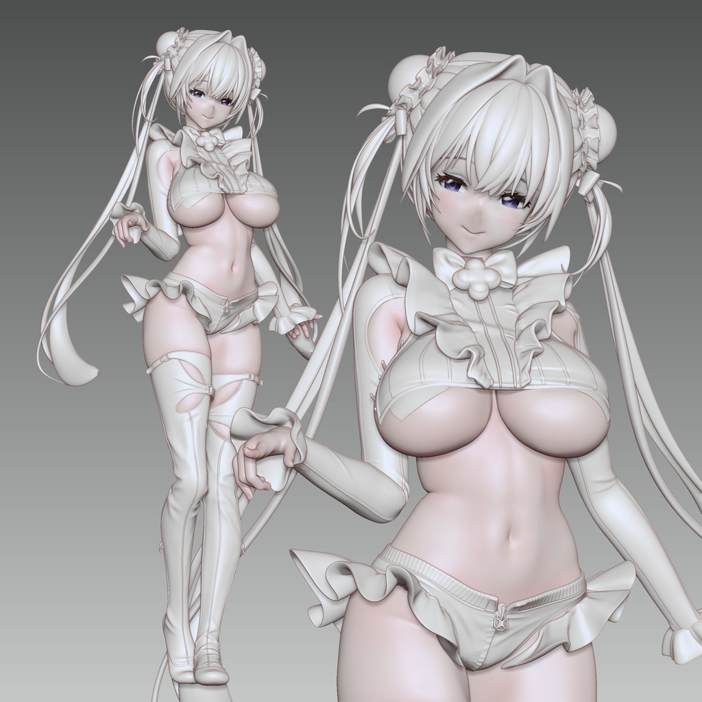 受注中【NIKKE】ヘンゼル・グレーテル 1/7スケール ガレージキット フィギュア