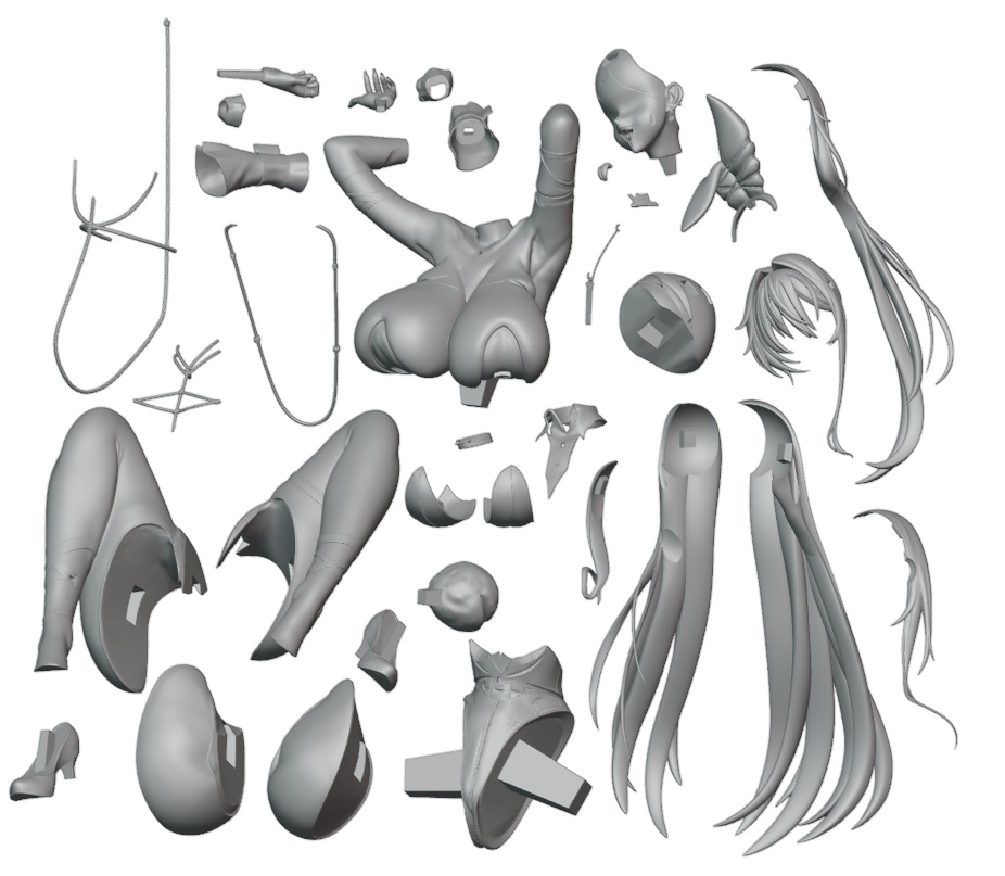 受注中【NIKKE】ベルベット(大慈 ver.) 1/7スケール ガレージキット フィギュア