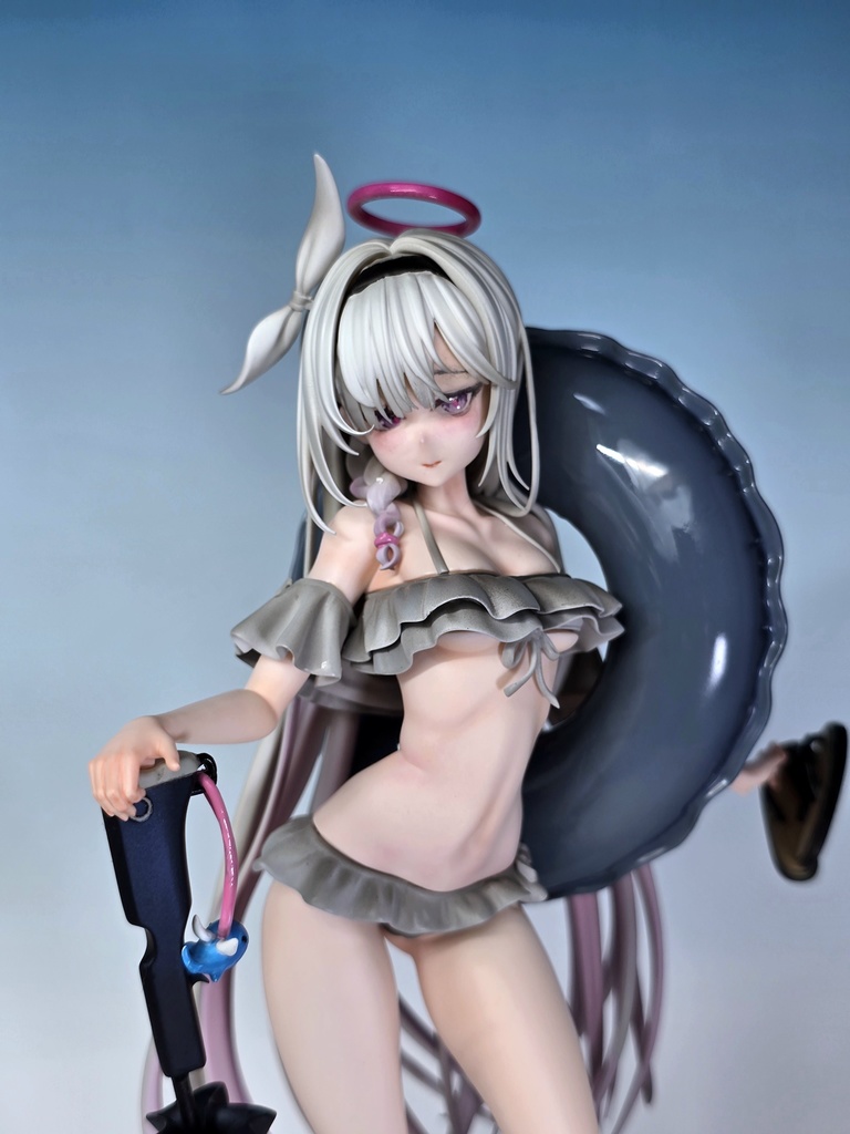 受注終了【ブルアカ】水着プラナ　ふわり ver.　1/7スケール　ガレージキット　フィギュア