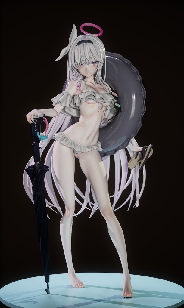 受注中【ブルアカ】水着プラナ ふわり ver. 1/7スケール ガレージキット フィギュア