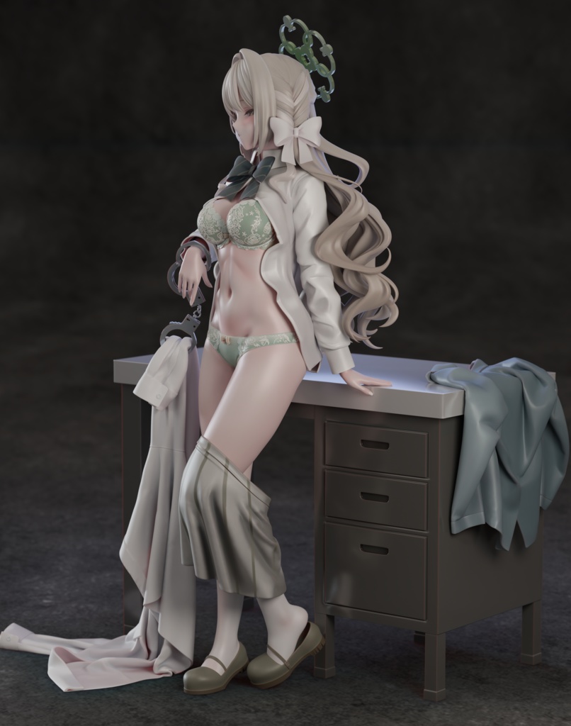 受注中【ブルアカ】ミヨ またのんき ver. 1/7スケール ガレージキット フィギュア