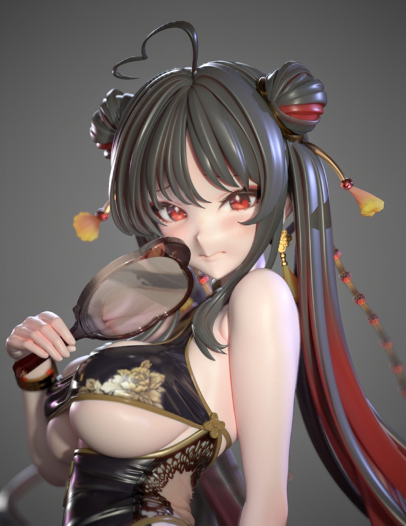 受注中 8/23まで【NIKKE】モラン：キング・オブ・フラワーズ（3D/レジンキャスト）1/7スケール　ガレージキット