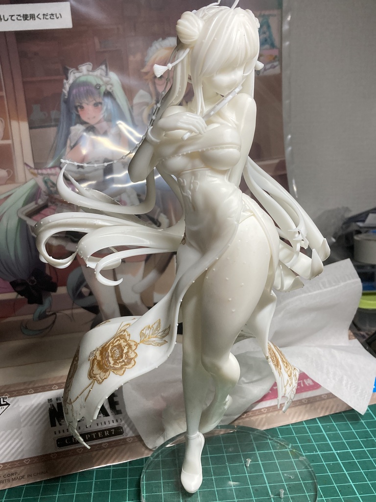 二次受注をお待ちください【NIKKE】モラン:キング・オブ・フラワーズ(3D/レジンキャスト)1/7スケール ガレージキット