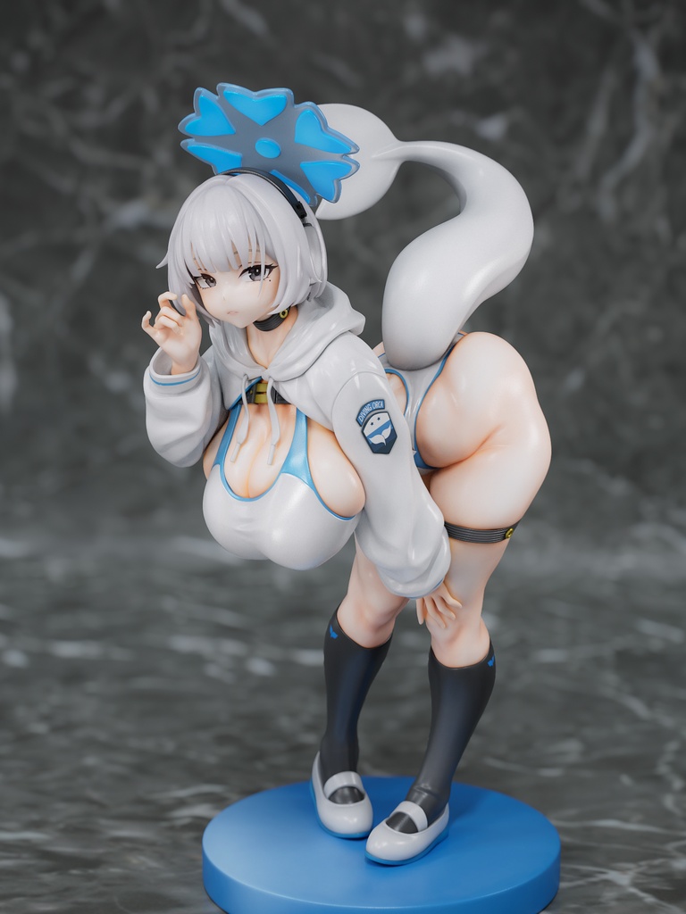 受注中10/11まで【ブルアカ】淵上コトネ(3D/レジンキャスト/完成品)1/7スケール ガレージキット