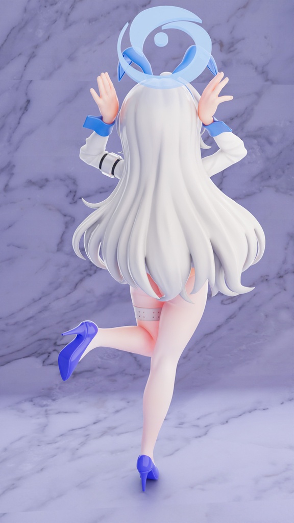 【ブルアカ】逆バニーサユリ 絨灰ver. 1/7スケール (3DP) ガレージキット フィギュア