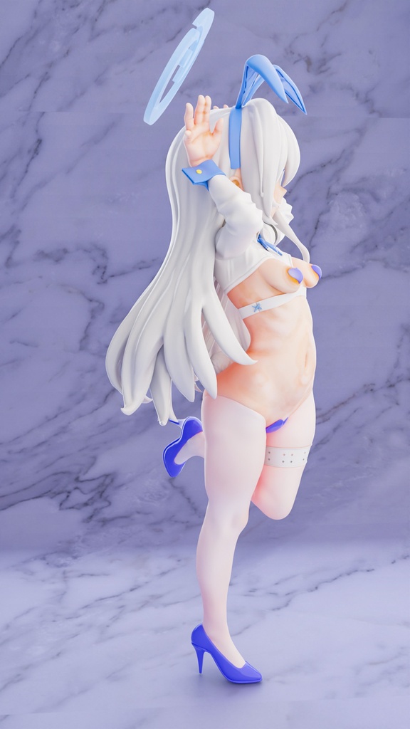 【ブルアカ】逆バニーサユリ 絨灰ver. 1/7スケール (3DP) ガレージキット フィギュア