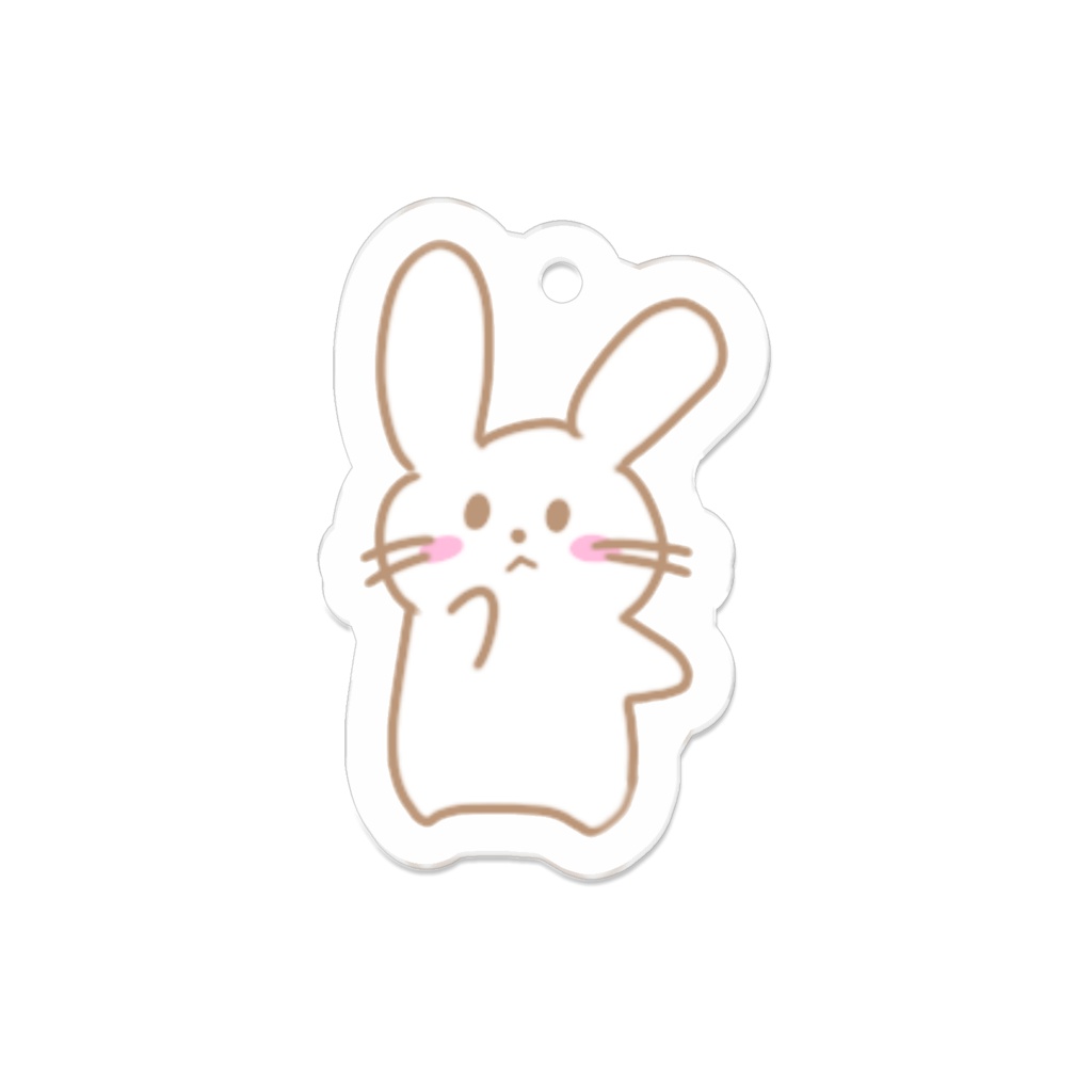 ゆきうさ アクリルキーホルダー