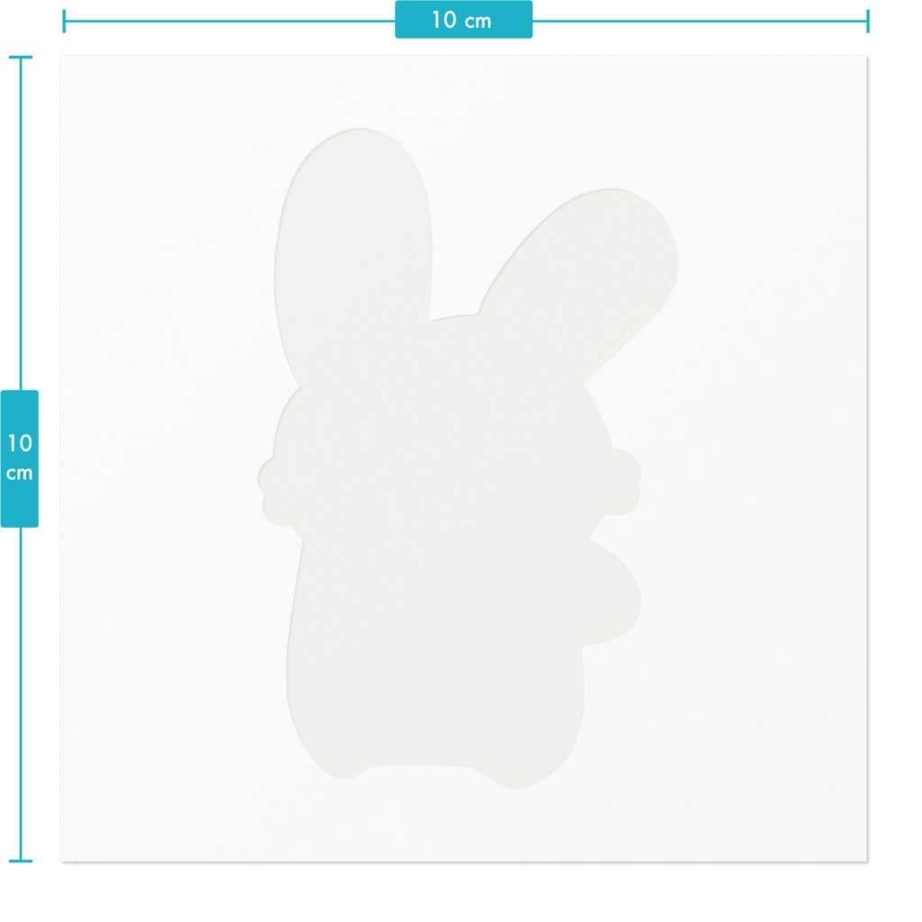 ゆきうさ ステッカー