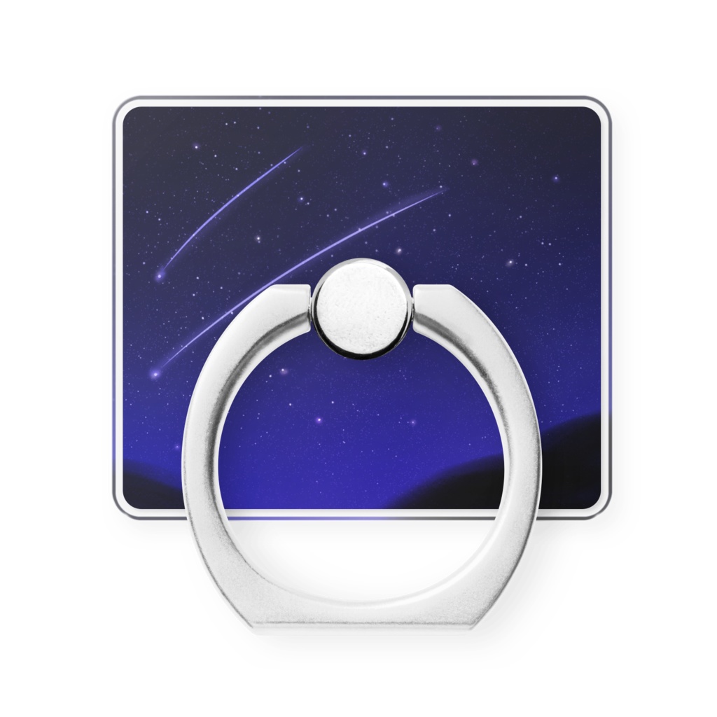 流れ星なスマホリング