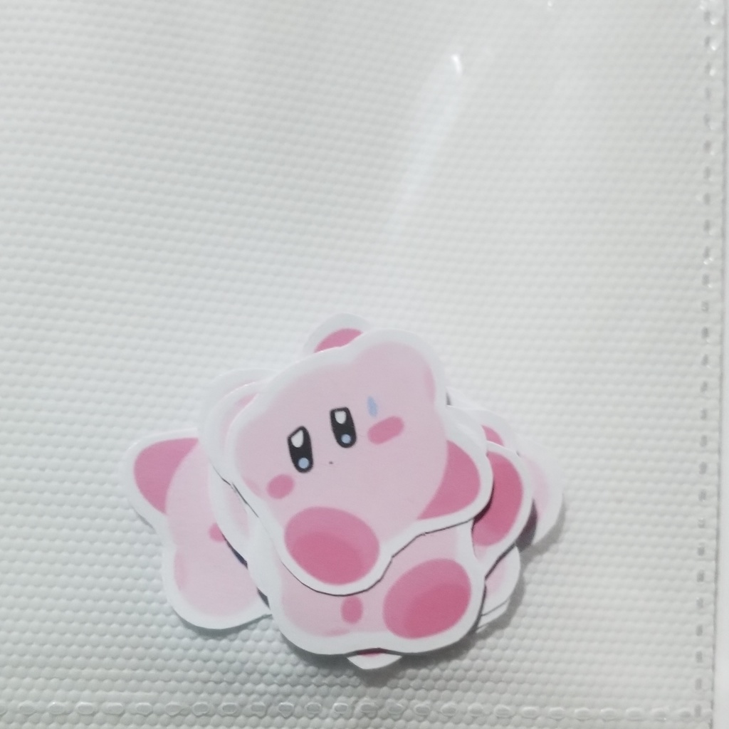 星のカービィ　フレークシール　「あせあせ」
