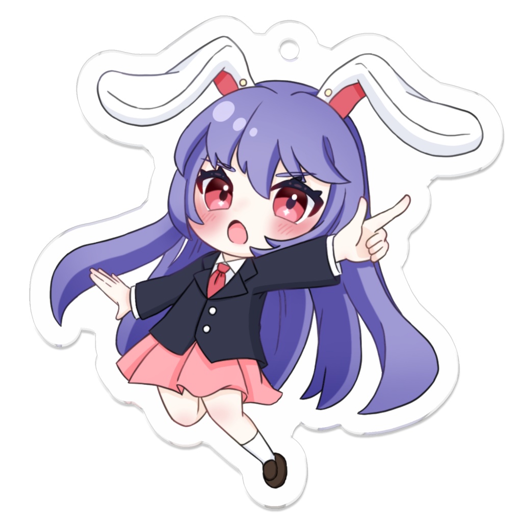 イナバさんアクキー(コーティングあり)