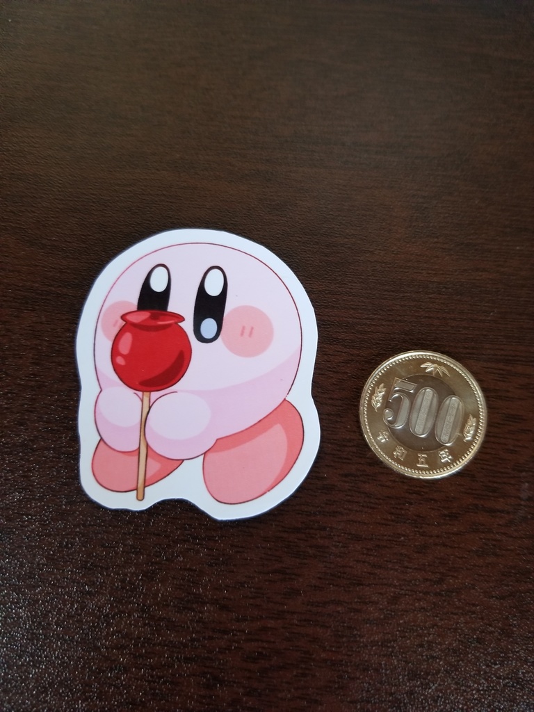 りんご飴カービィ ステッカーセット