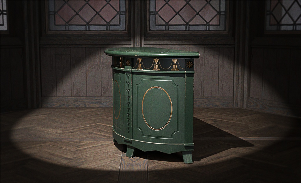 【3Dモデル】ファンタジー コモド 【アンティーク デザイン】