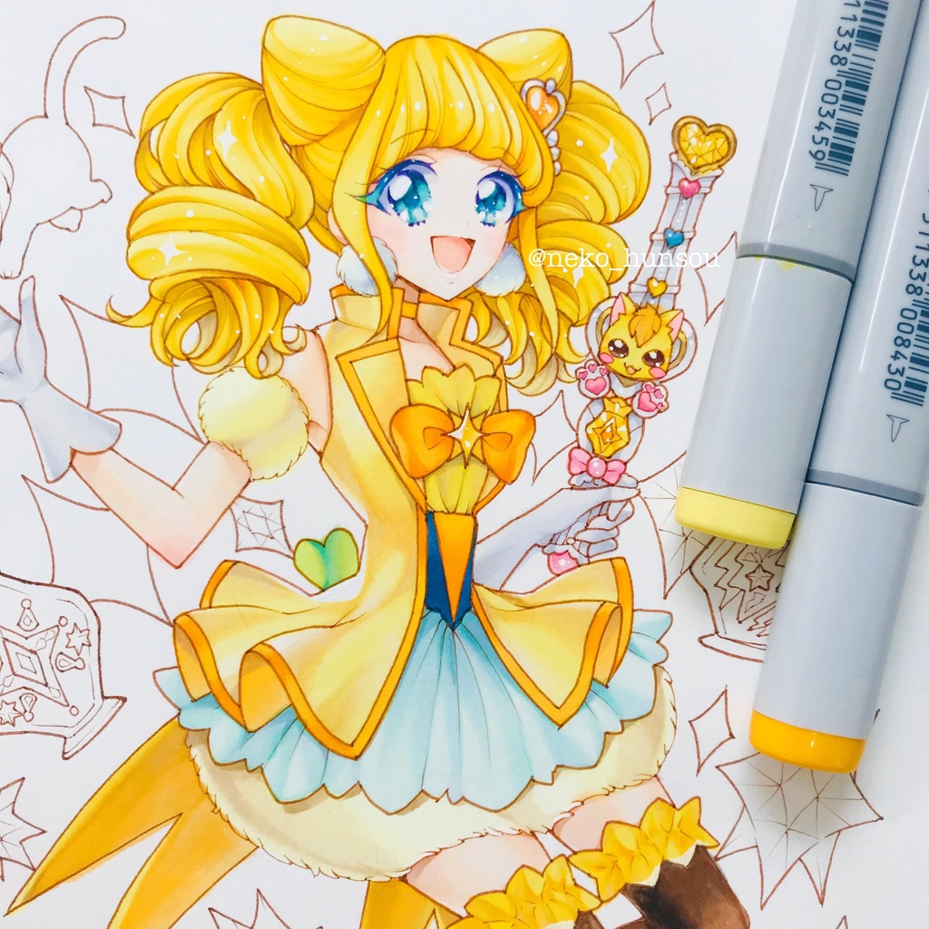 ドローイング原画 キュアスパークル