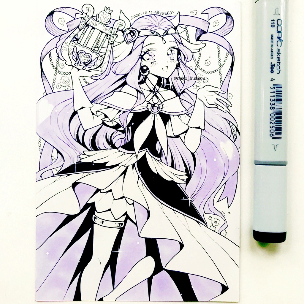 ドローイング原画　キュアアース