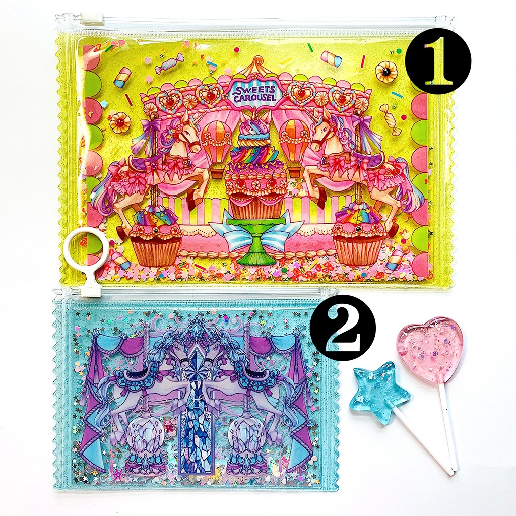 シャカシャカグリッター☆キャンディースライダーポーチ