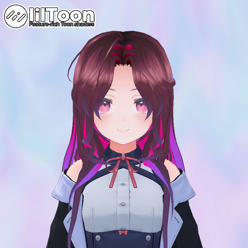 【桔梗(Kikyo)ちゃん用】ヘアセットvol.1 全5種!Modular Avatar対応