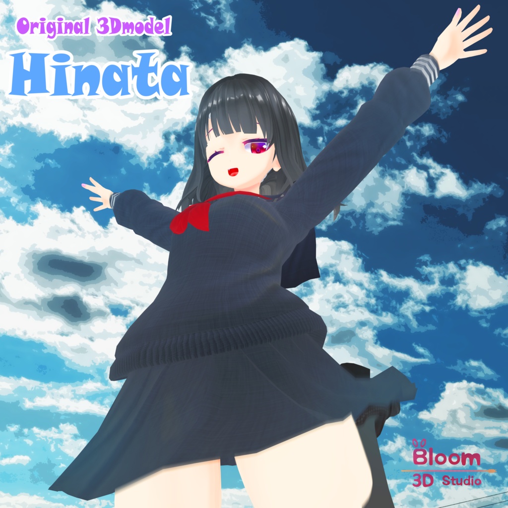 【オリジナル3Dモデル】"ひなた"-Hinata-