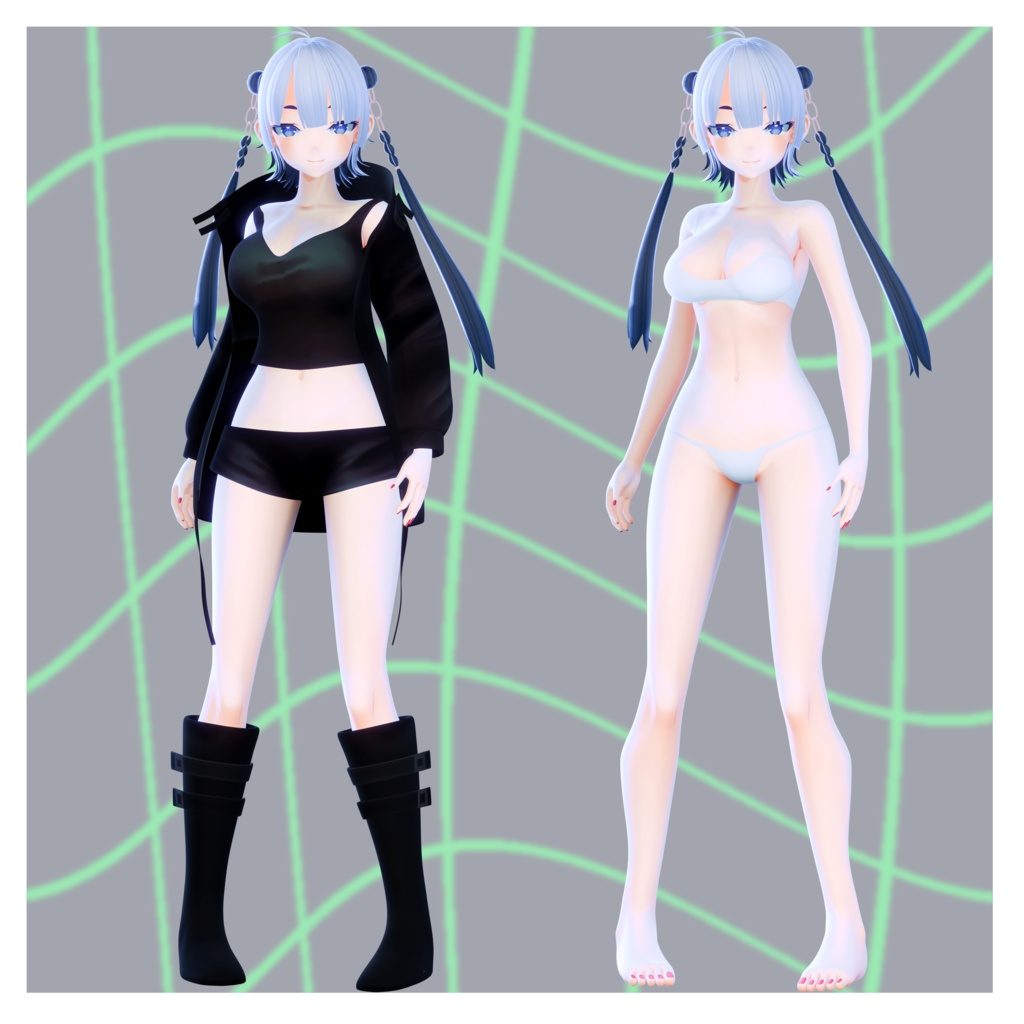 【オリジナル3Dモデル】"ツバサ"-Tsubasa-