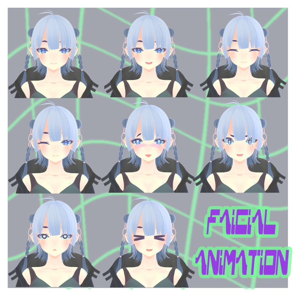 【オリジナル3Dモデル】"ツバサ"-Tsubasa-