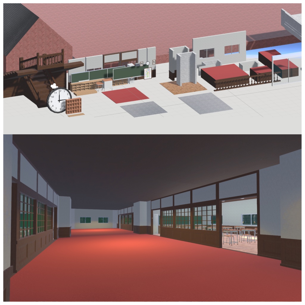 【VRChat向け】学校アセット