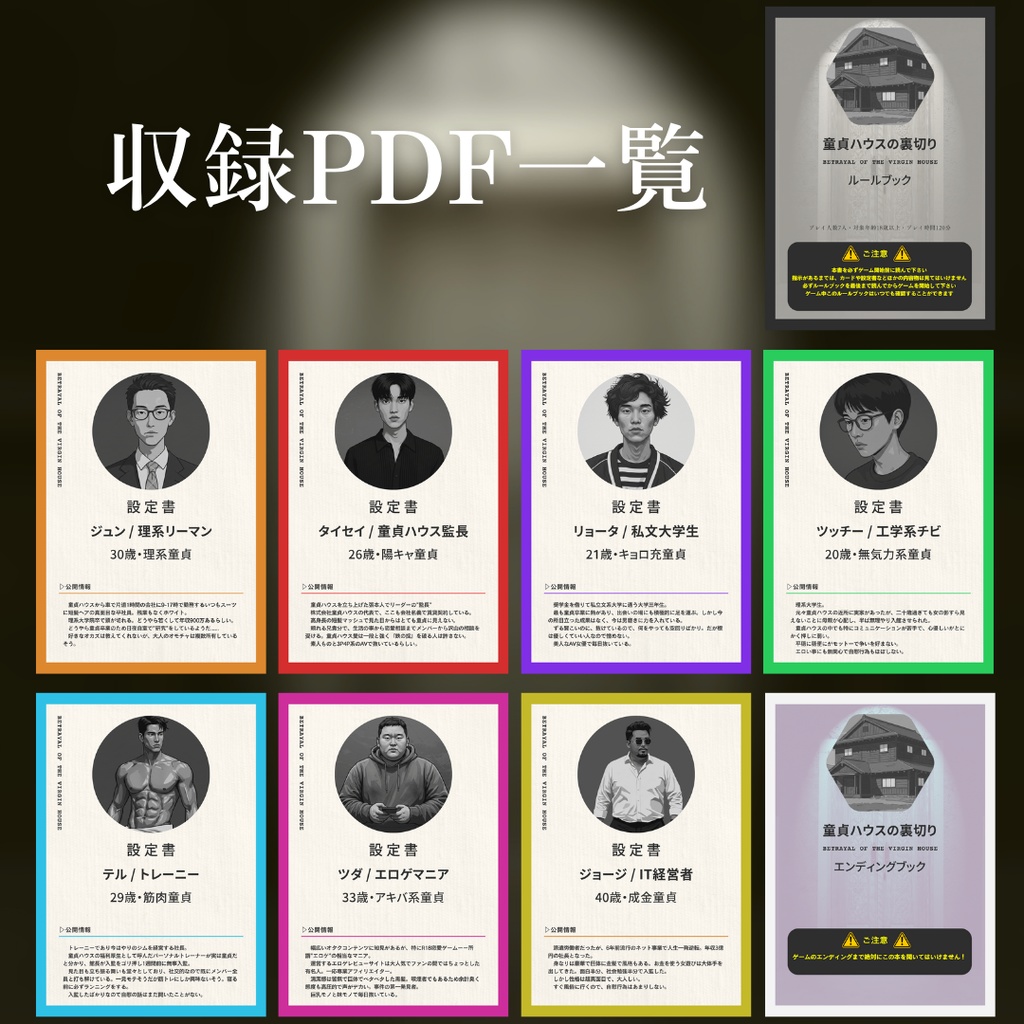 【爆笑下ネタ×感動】異色マーダーミステリー『童貞ハウスの裏切り』