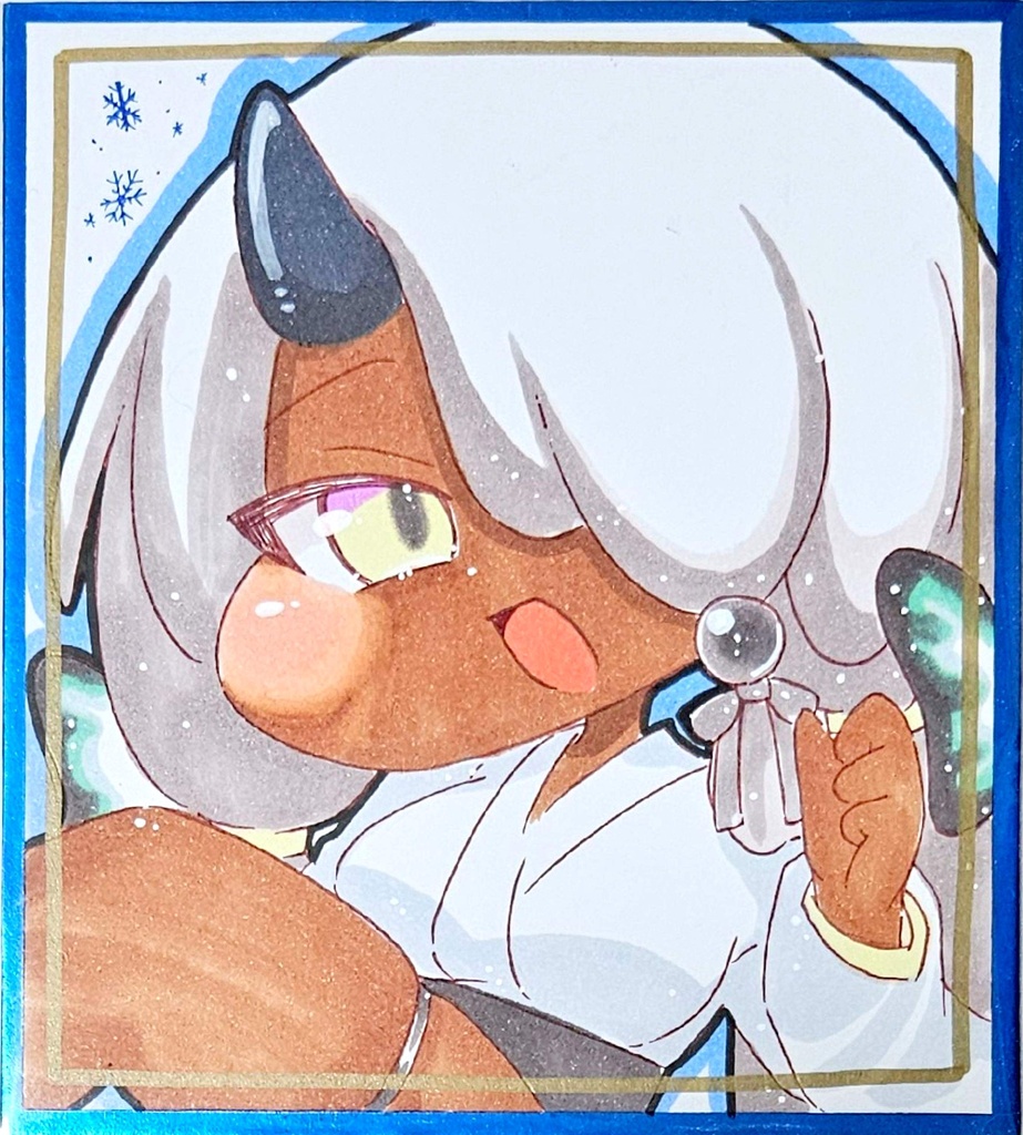 ミニ色紙　アヤ