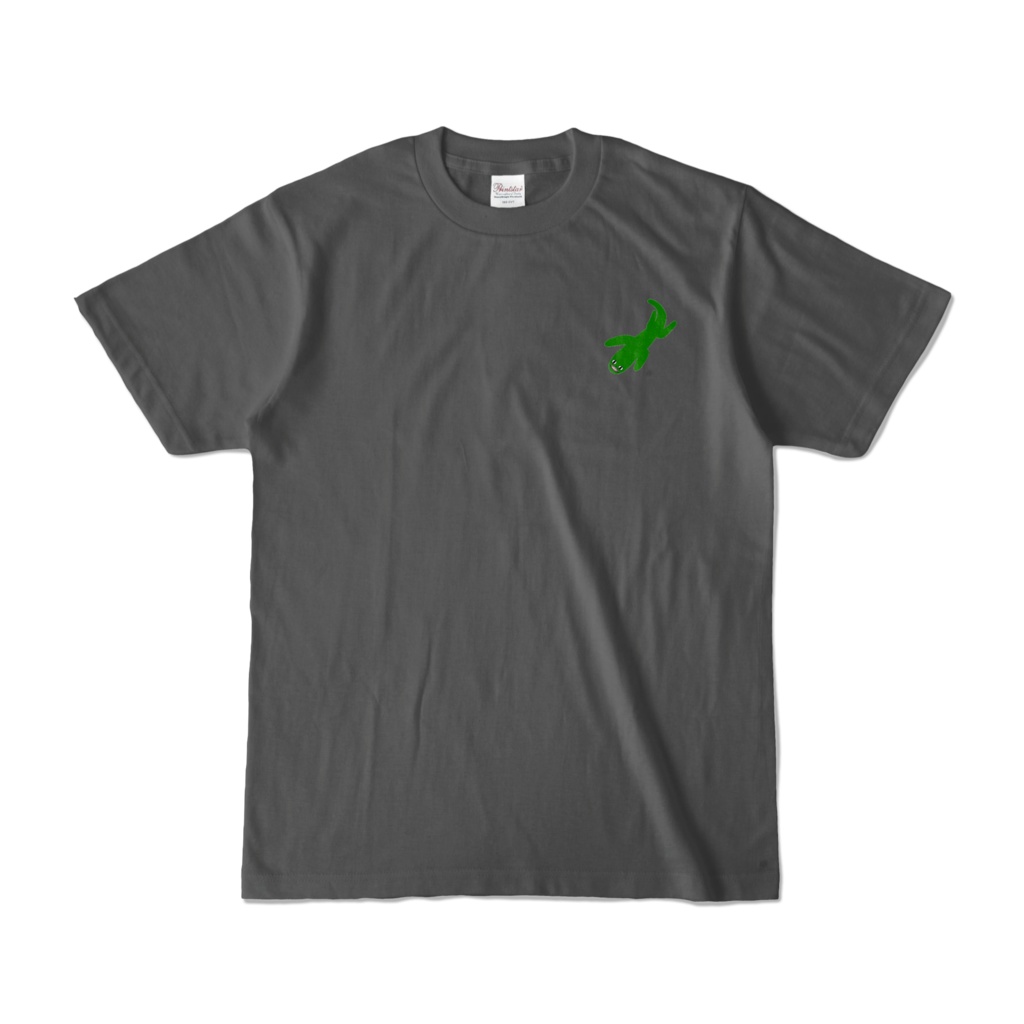 【わにもちだんご】ルネくんTシャツ（黒）