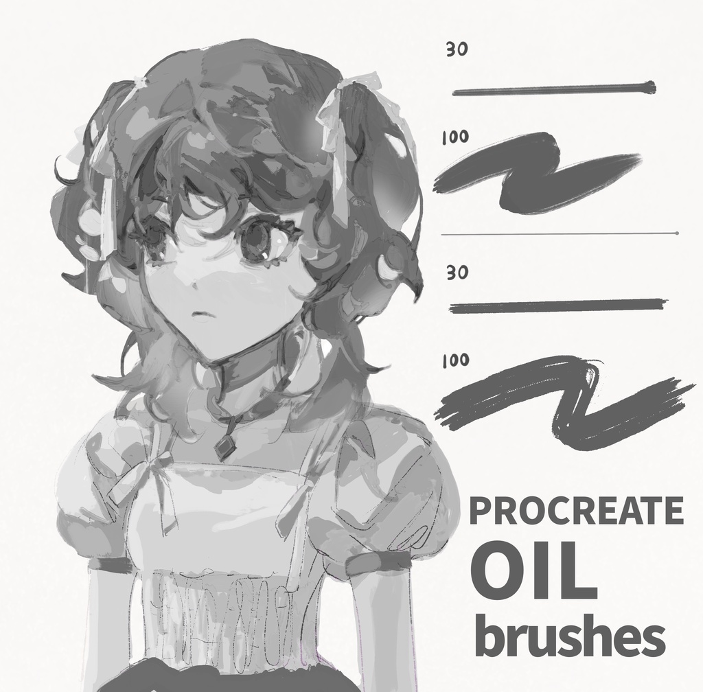 【Procreate】オイルブラシ
