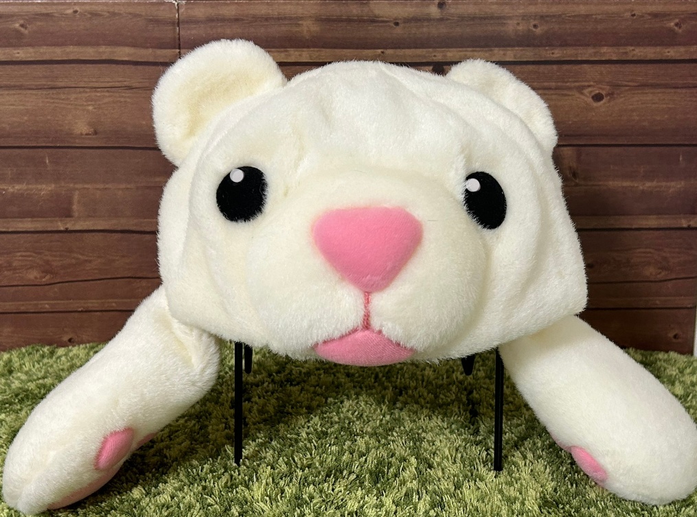 【参考作品】ホワイトチョコクマ帽