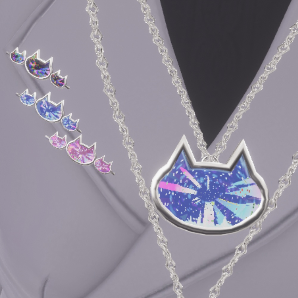 VRChat【AudioLink対応】ALCATアクセサリーセット【MA設定済み】