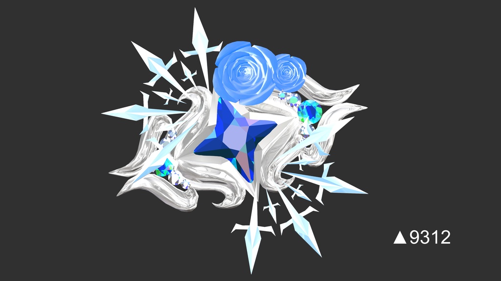 【VRChat】壮大なヘイローとヘアピン、アニメーションあり【MA設定済み】