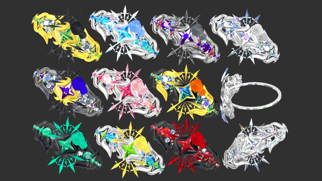 【VRChat】壮大なヘイローとヘアピン、アニメーションあり【MA設定済み】