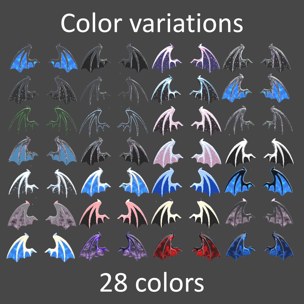 【VRChat】ToyWingTail【アニメーション有】