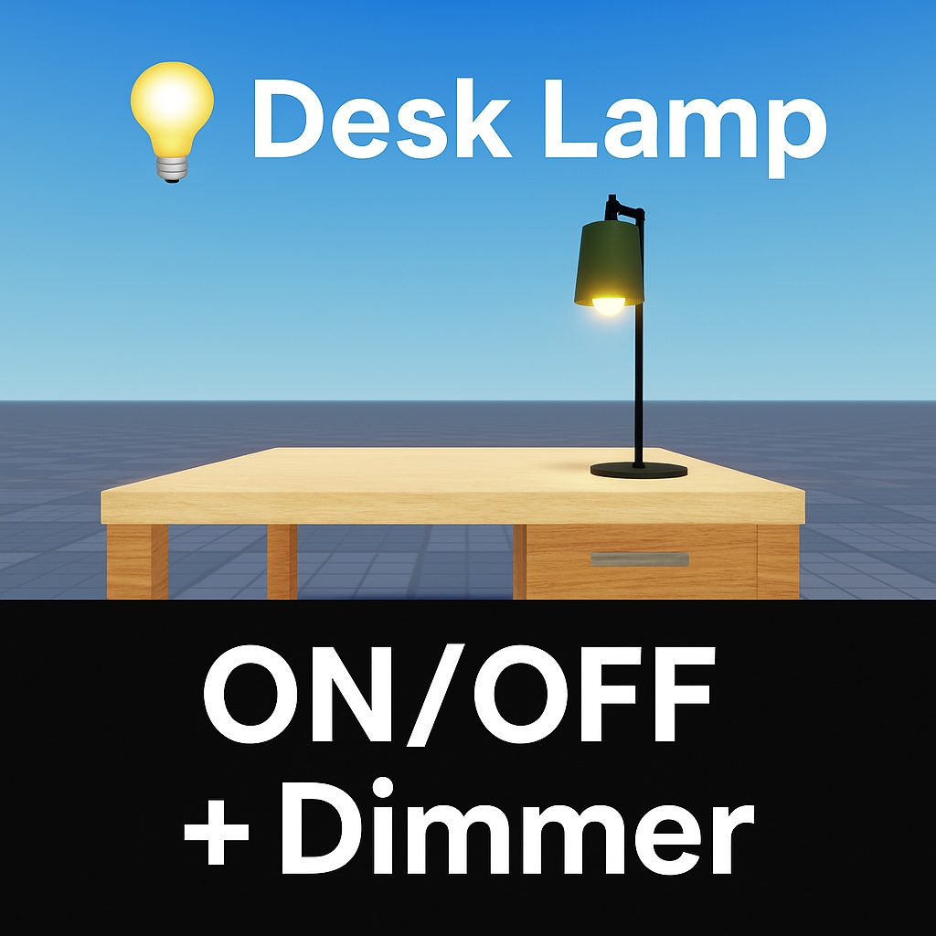 DeskLamp Plugin（デスクランプ・プラグイン）– モデル付き for Roblox Studio