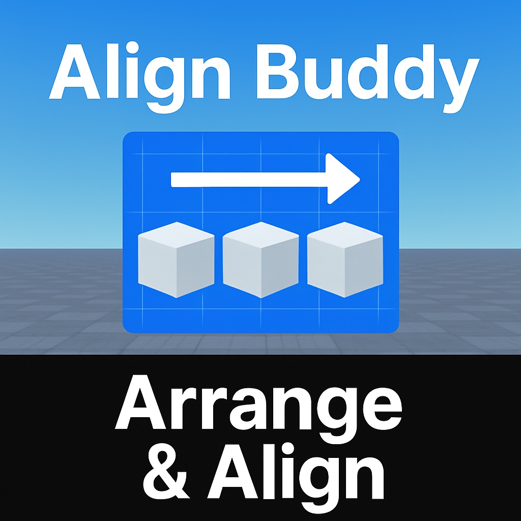 AlignBuddy Plugin(アラインバディ・プラグイン)– for Roblox Studio