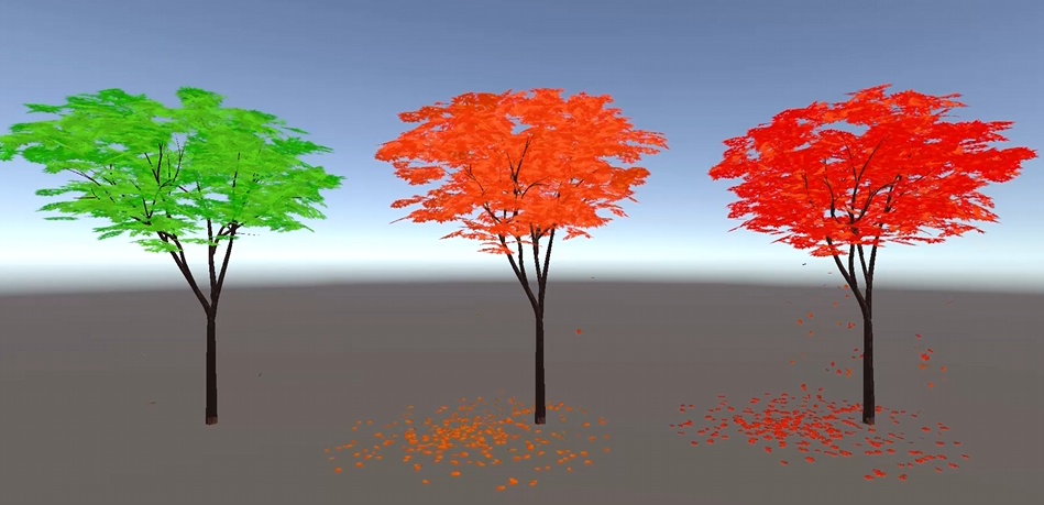 apanese Momiji Trees – Seasonal Color Pack (Unity)
