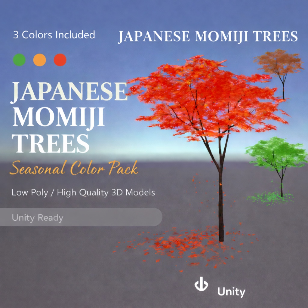 apanese Momiji Trees – Seasonal Color Pack (Unity)