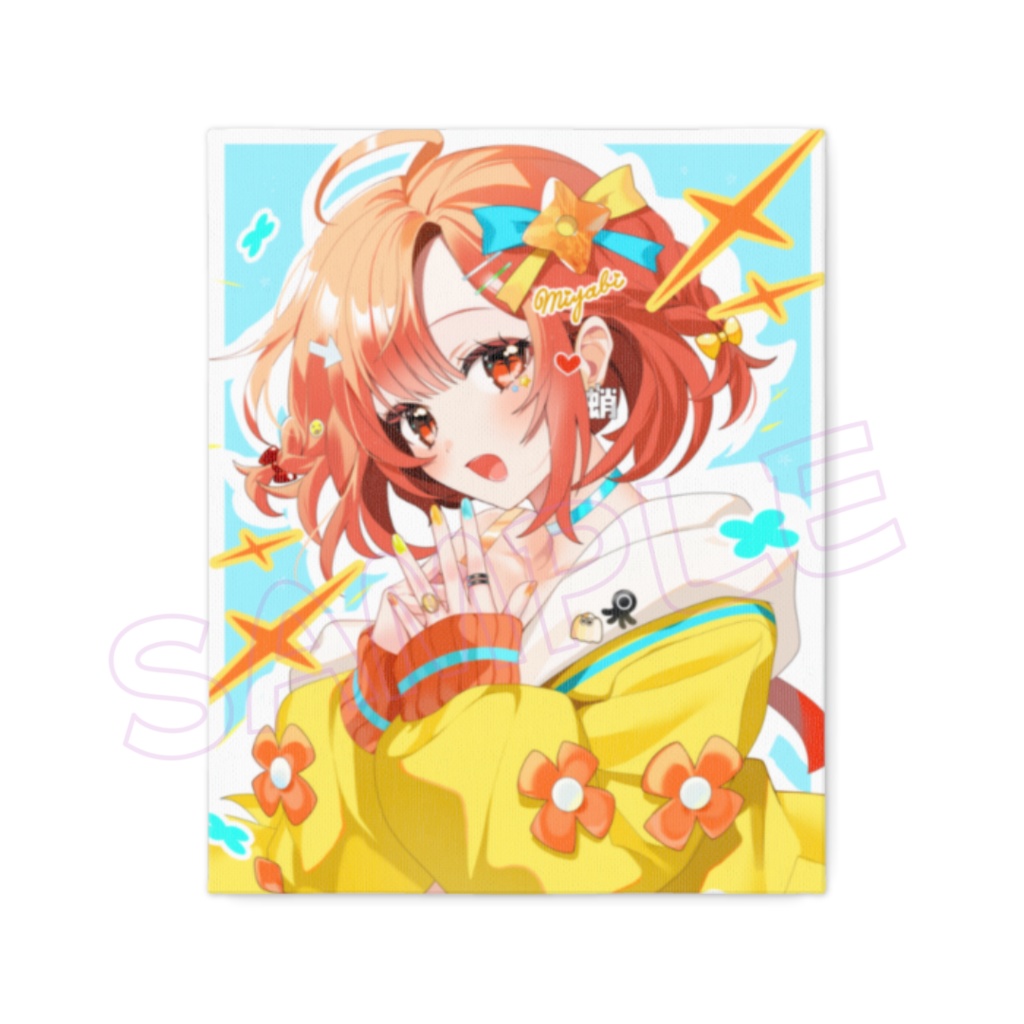 <8/1まで受注>蛸壺みやび💗3周年記念グッツ【F3キャンパス🌟パーカー】