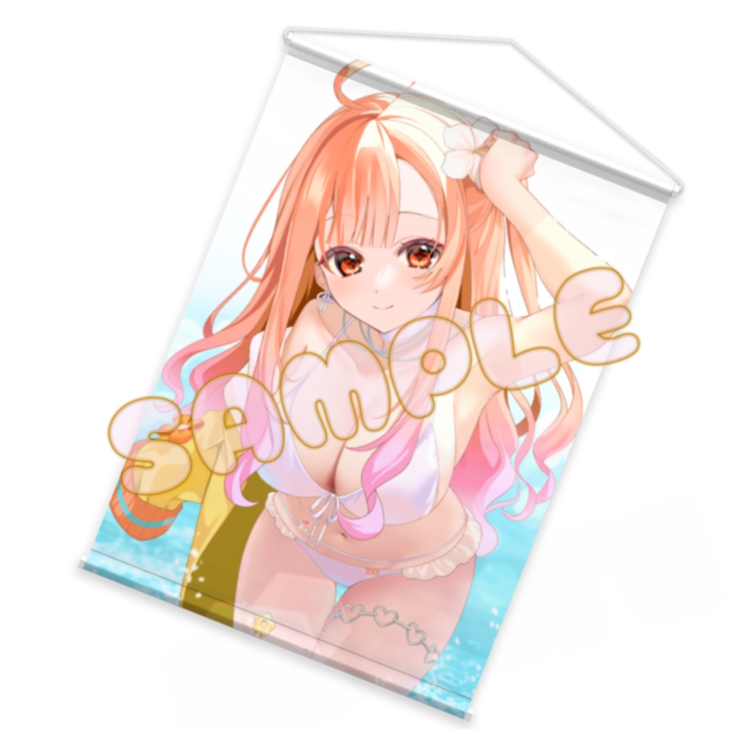 <9/28まで受注>蛸壺みやび🌟新衣装記念グッツ【タペストリーA2】