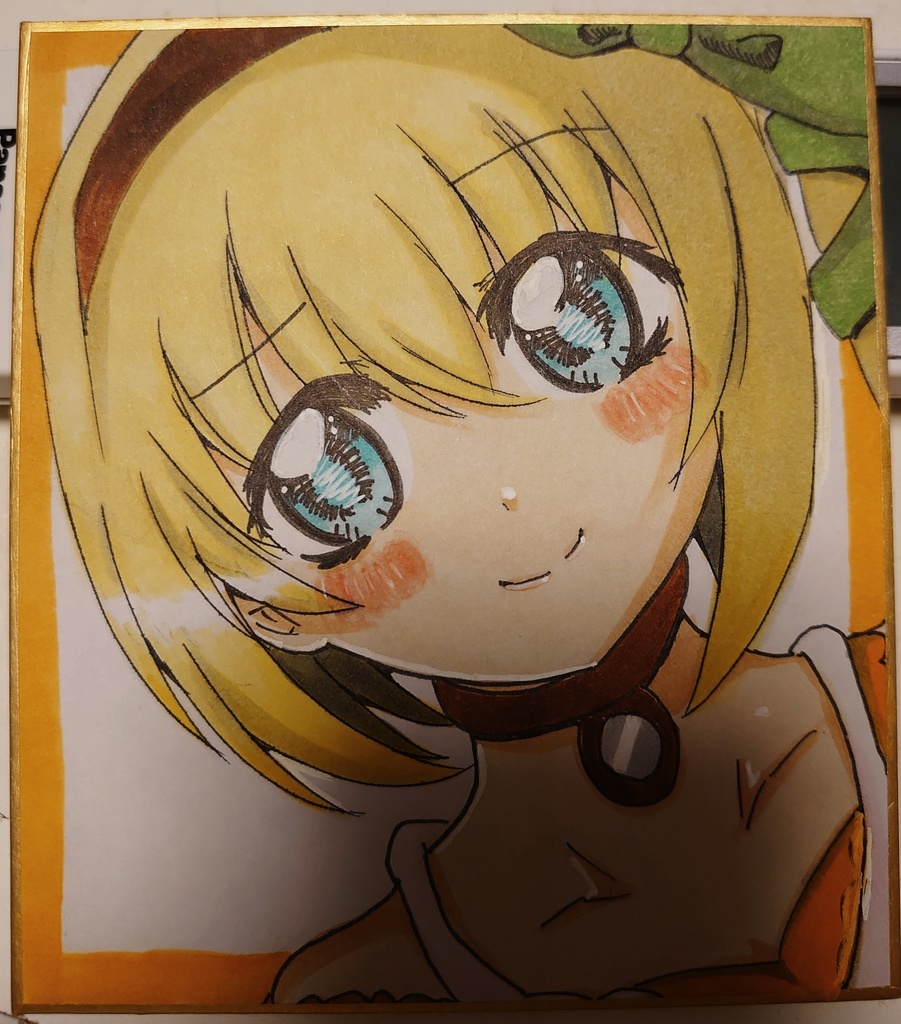 ミニ色紙イラスト   エドナ