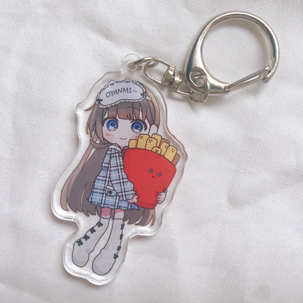 英リサ　部屋着　アクリルキーホルダー