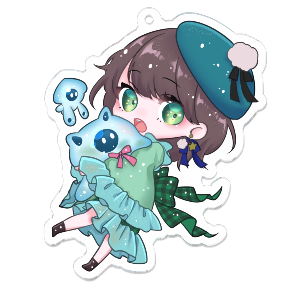 【誕生日記念】ふぁんネルといっしょアクリルキーホルダー(コーティングあり)