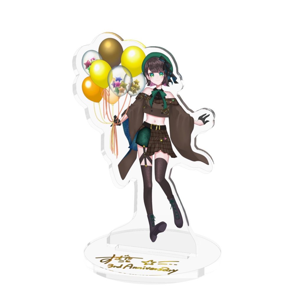 【3周年記念】3周年記念アクリルフィギュア【常設グッズ】