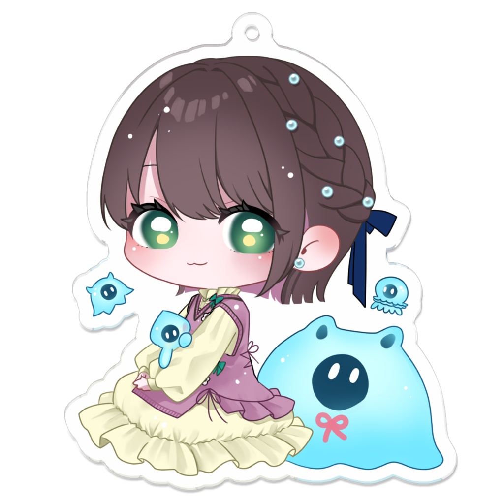 【常設】春ことちゃんアクキー(コーティングあり)