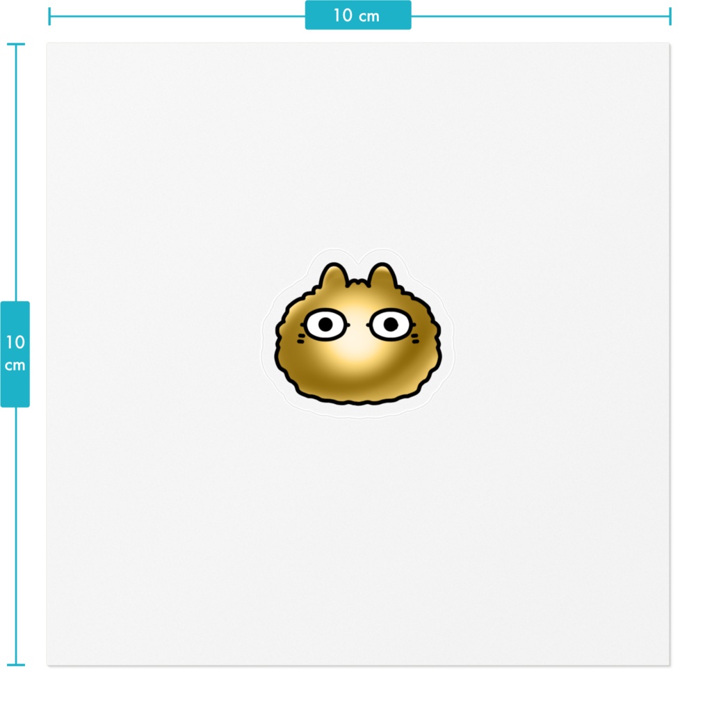 金たま雄ステッカーです