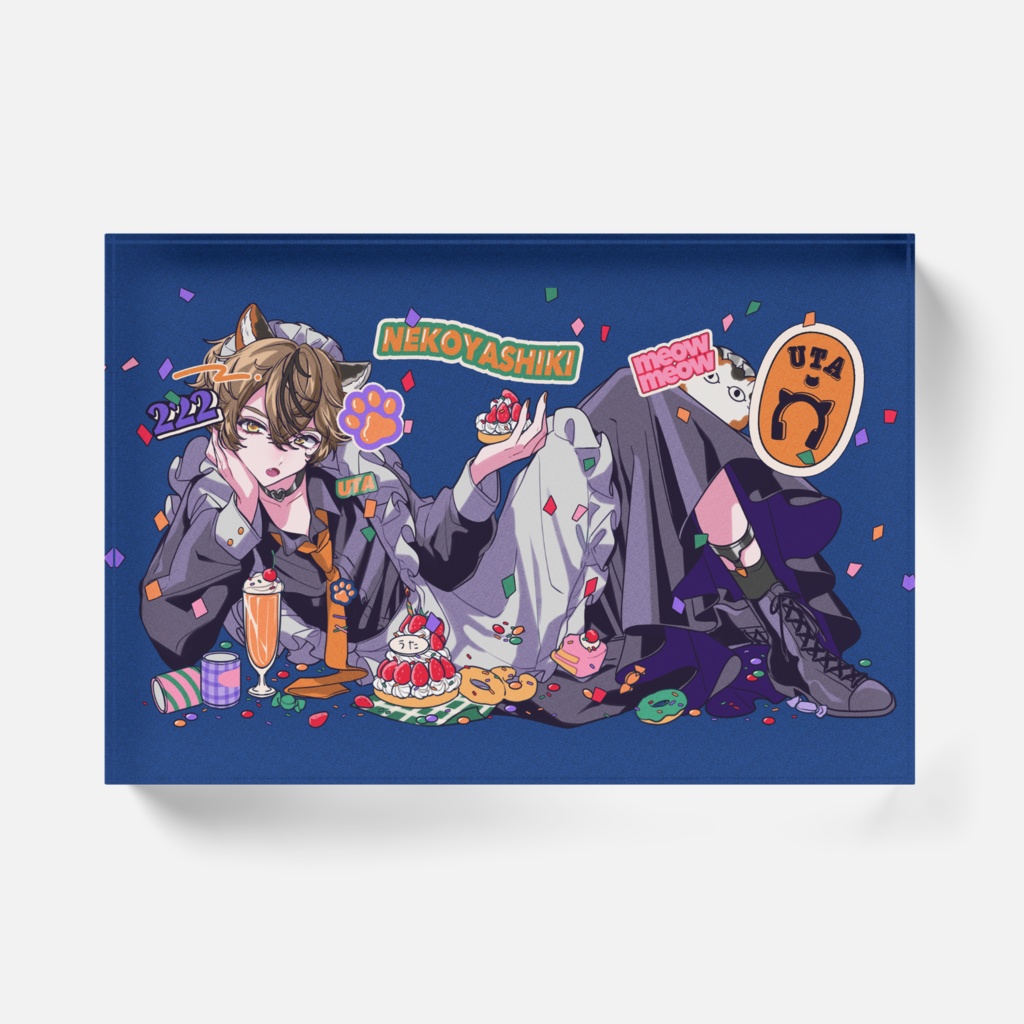 はっぴーアクリルブロック