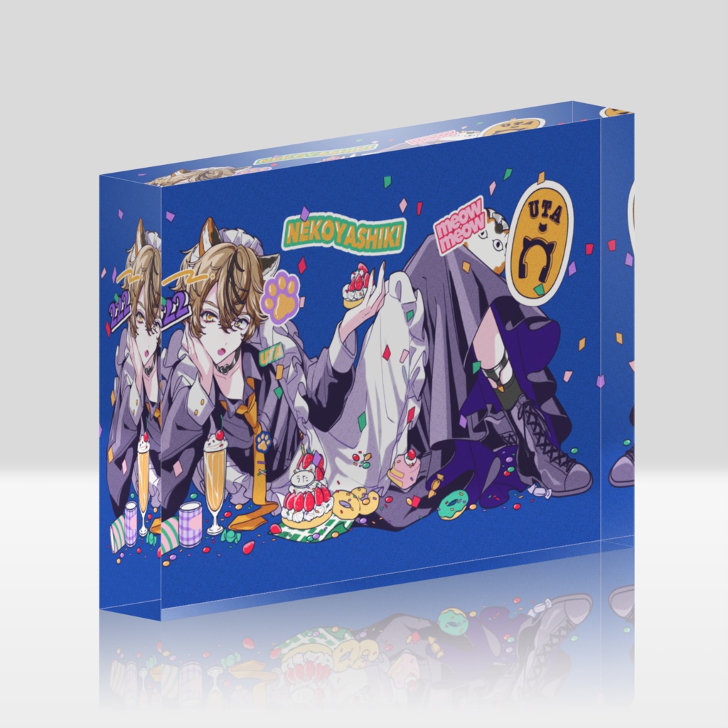 はっぴーアクリルブロック